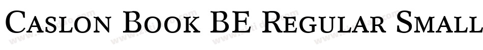 Caslon Book BE Regular Small Caps & Oldstyle Figures字体转换